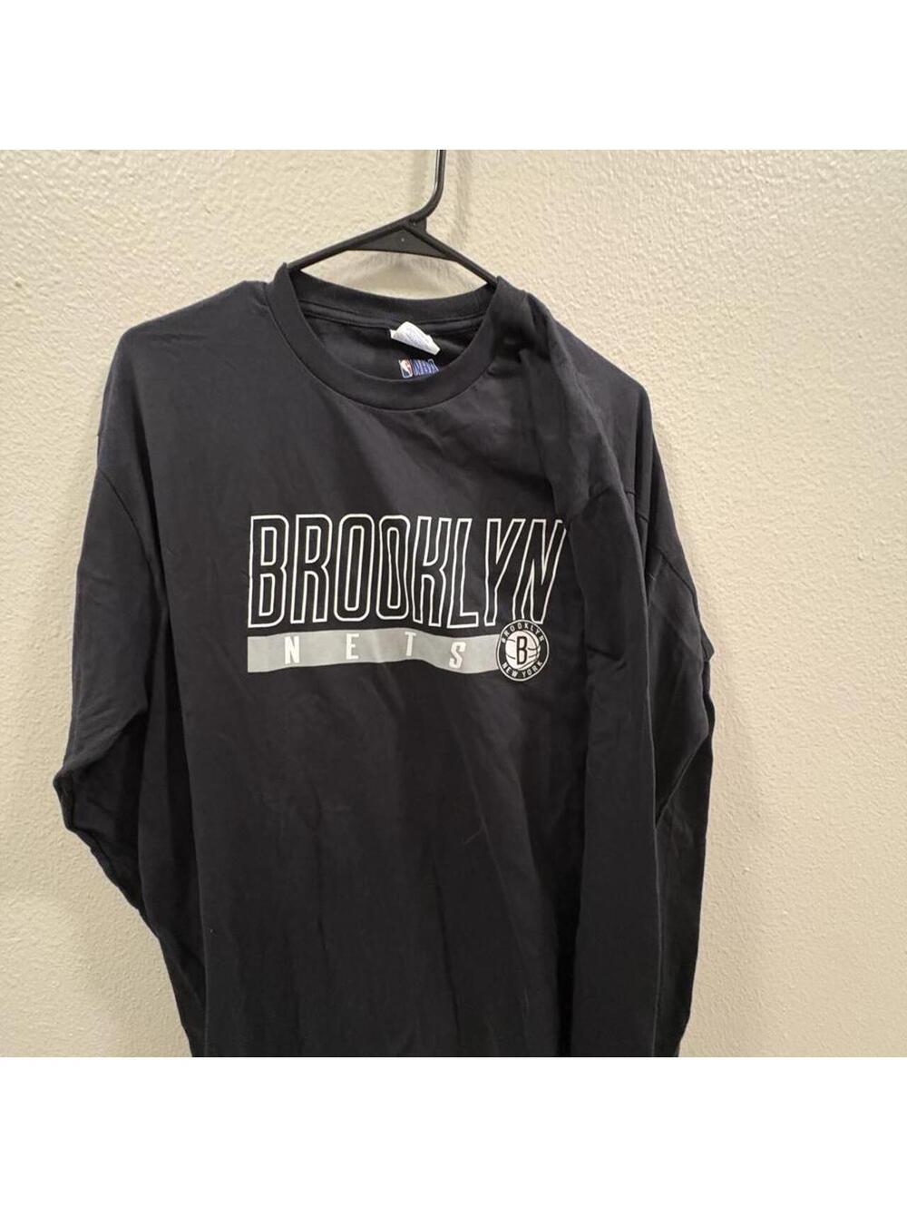 Nba Men's Black and Navy Shirt